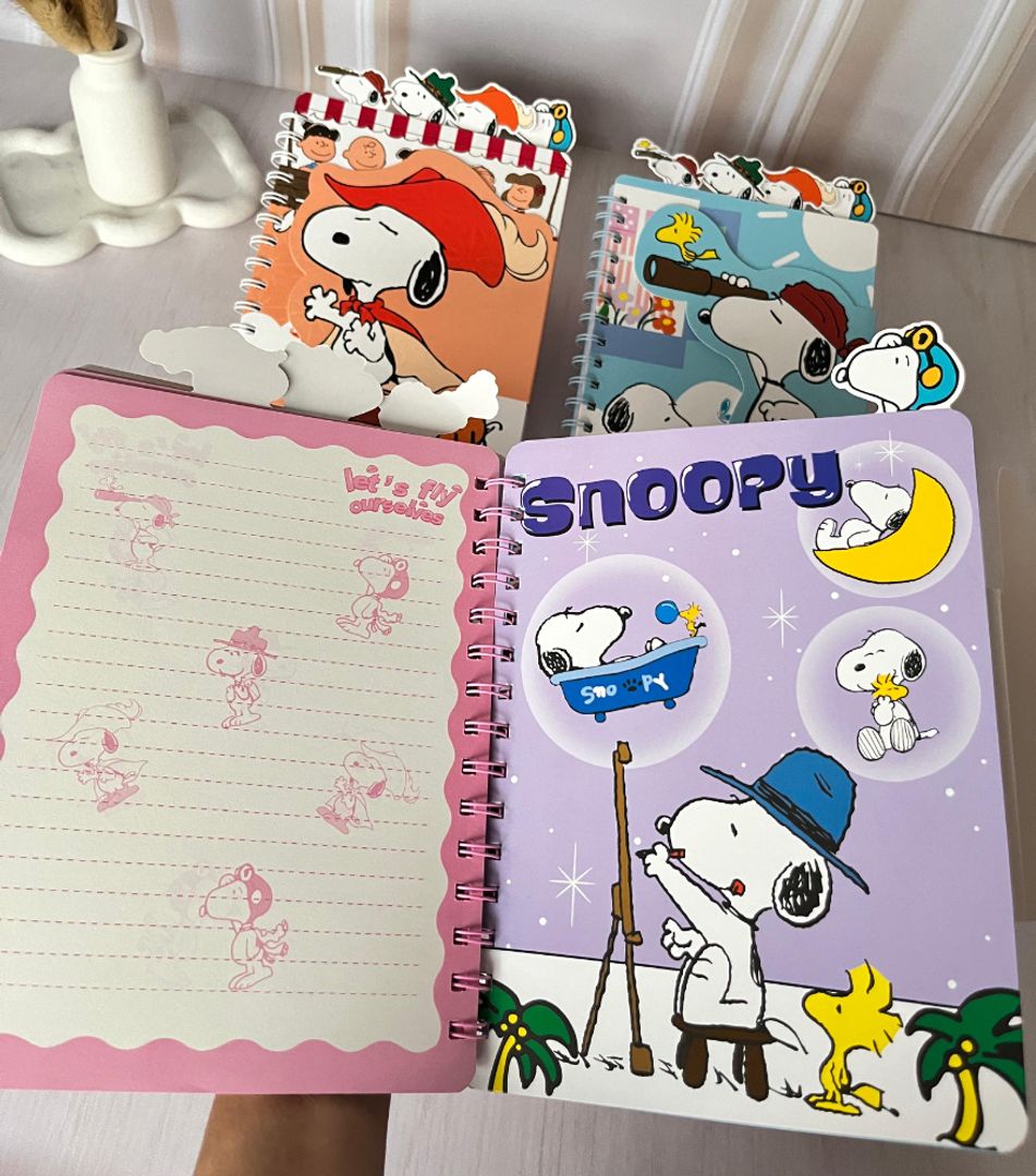 Agenda snoopy 5 materias 