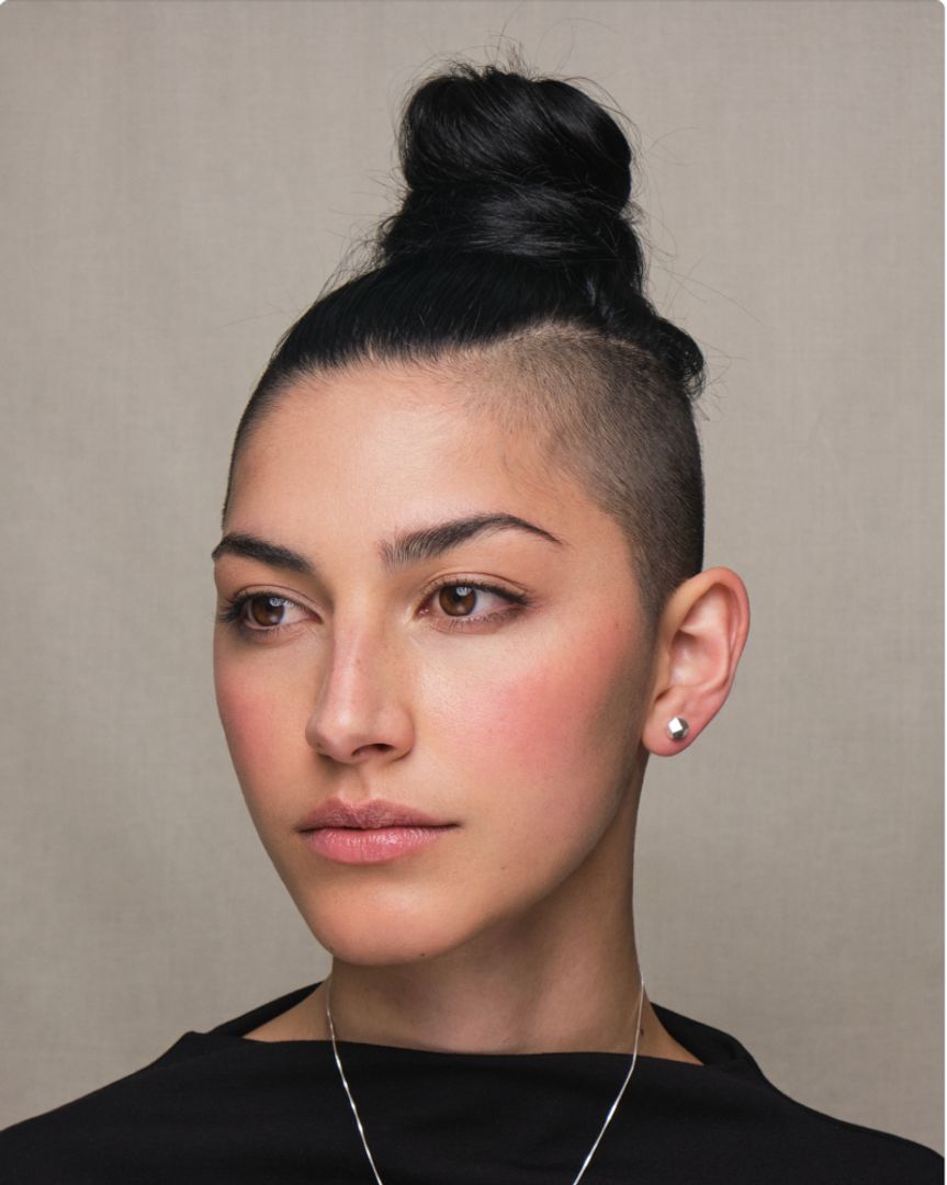 SILVER DOUBLE CONE STUDS