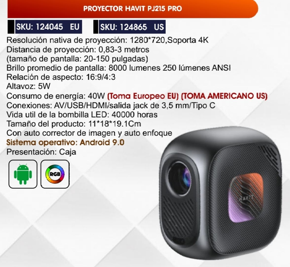 PROYECTOR PJ215 PRO
