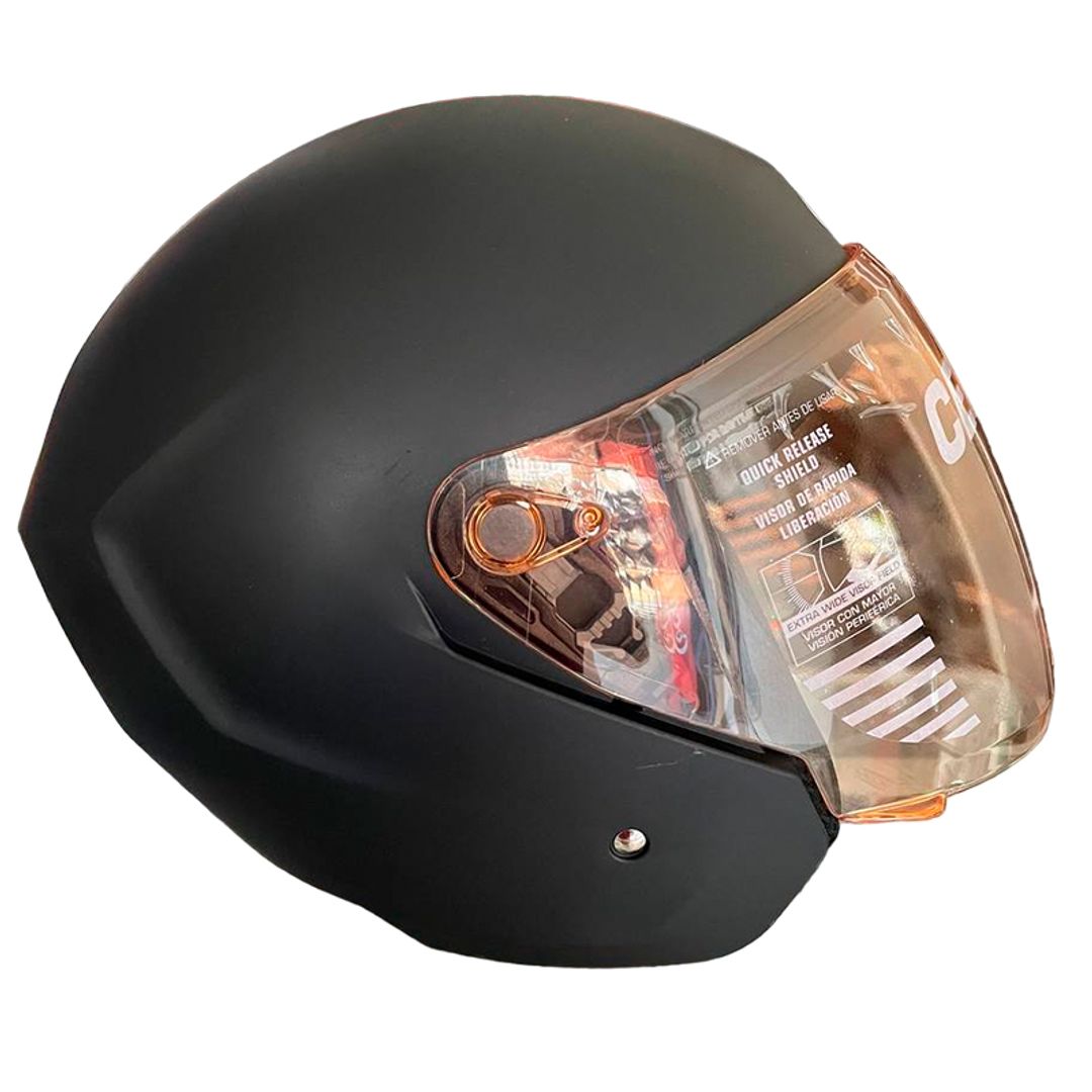 CASCO TECH T10 - VISOR COLOR NARANJA