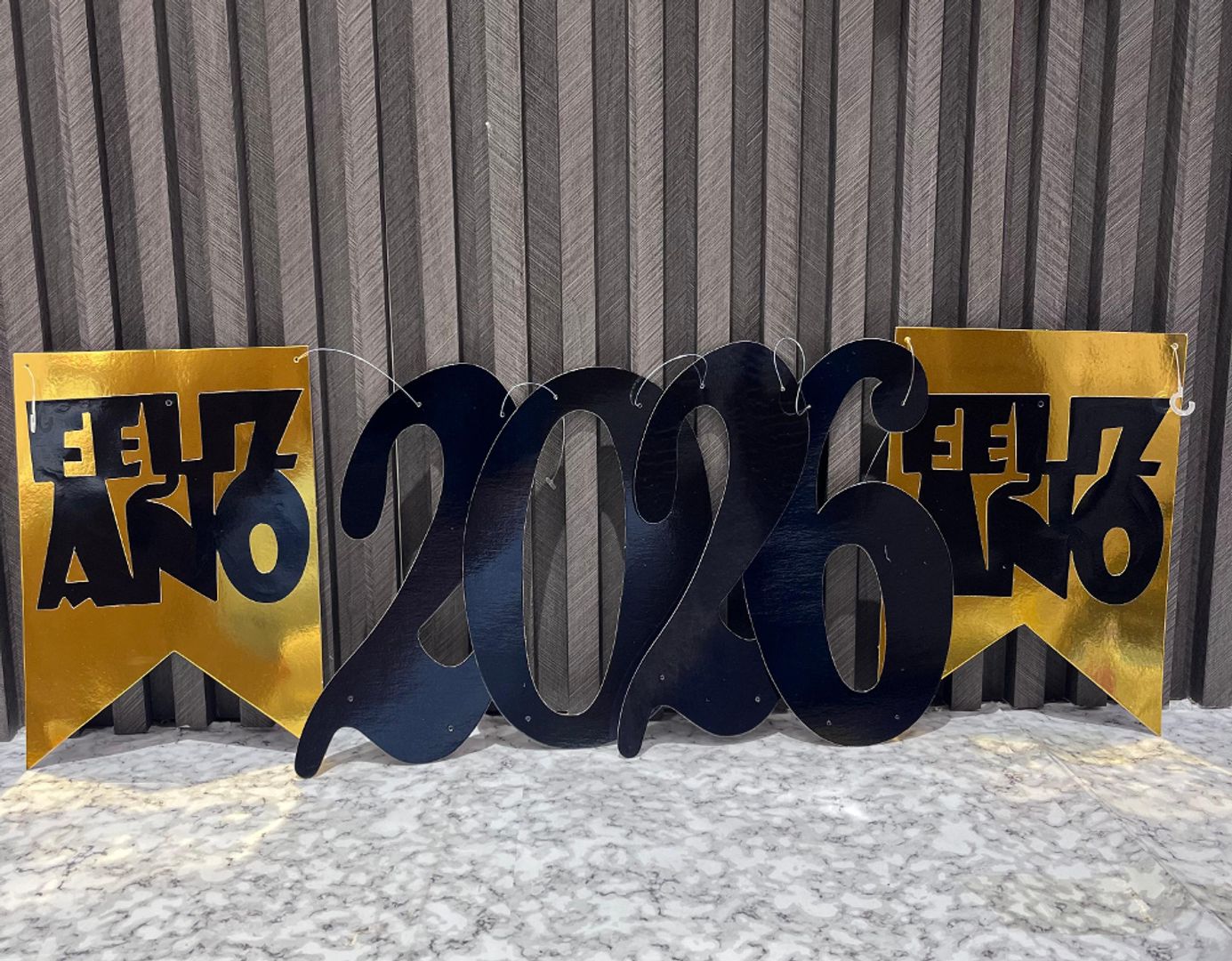 LETRERO FELIZ AÑO 2026