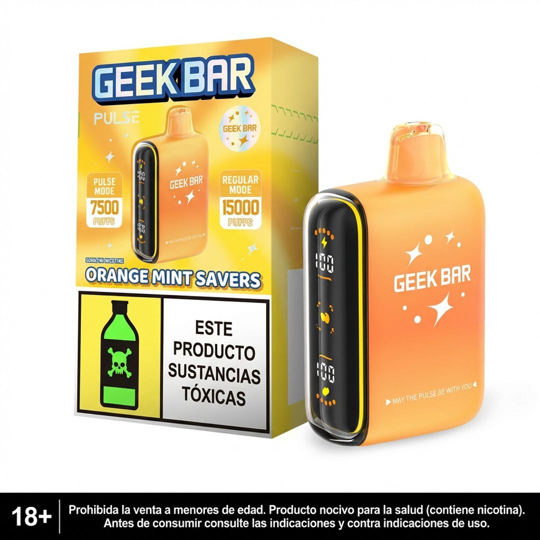 Geek Bar Pulse Orange Mint Savers 15.000 Puffs