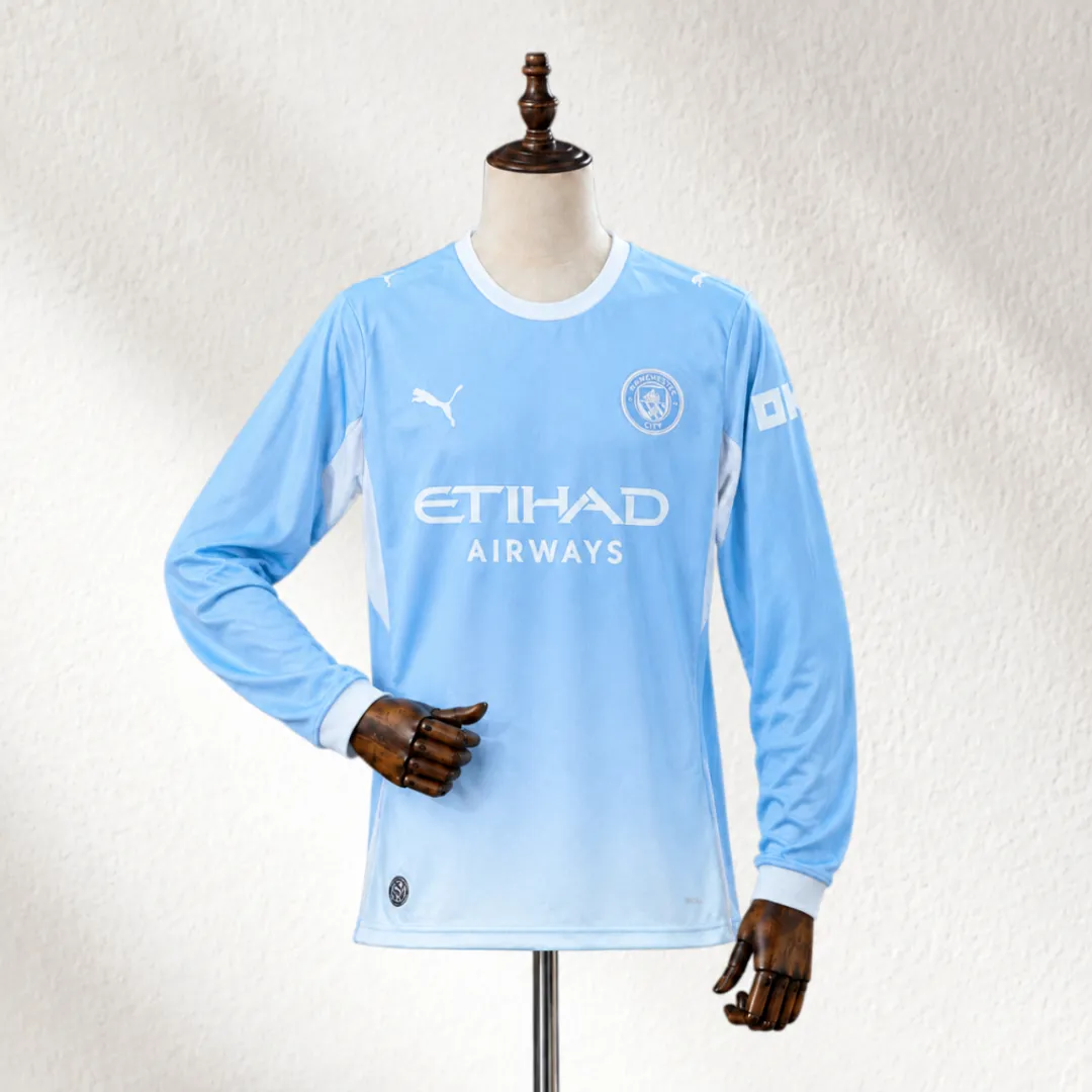 Manchester City 2026-27 Manga Larga Fan