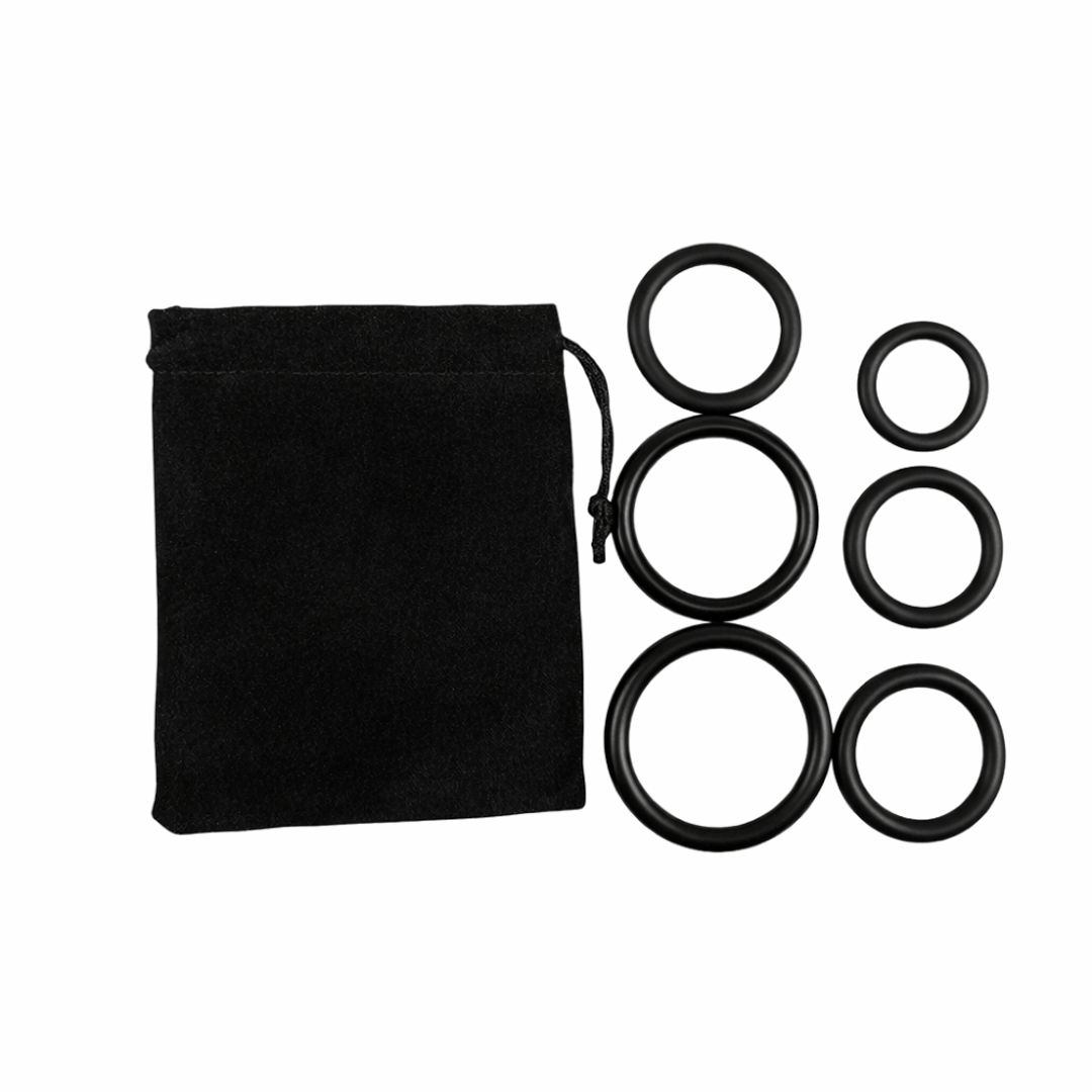 KIT DE ANILLOS ELASTICOS PARA EL PENE X6