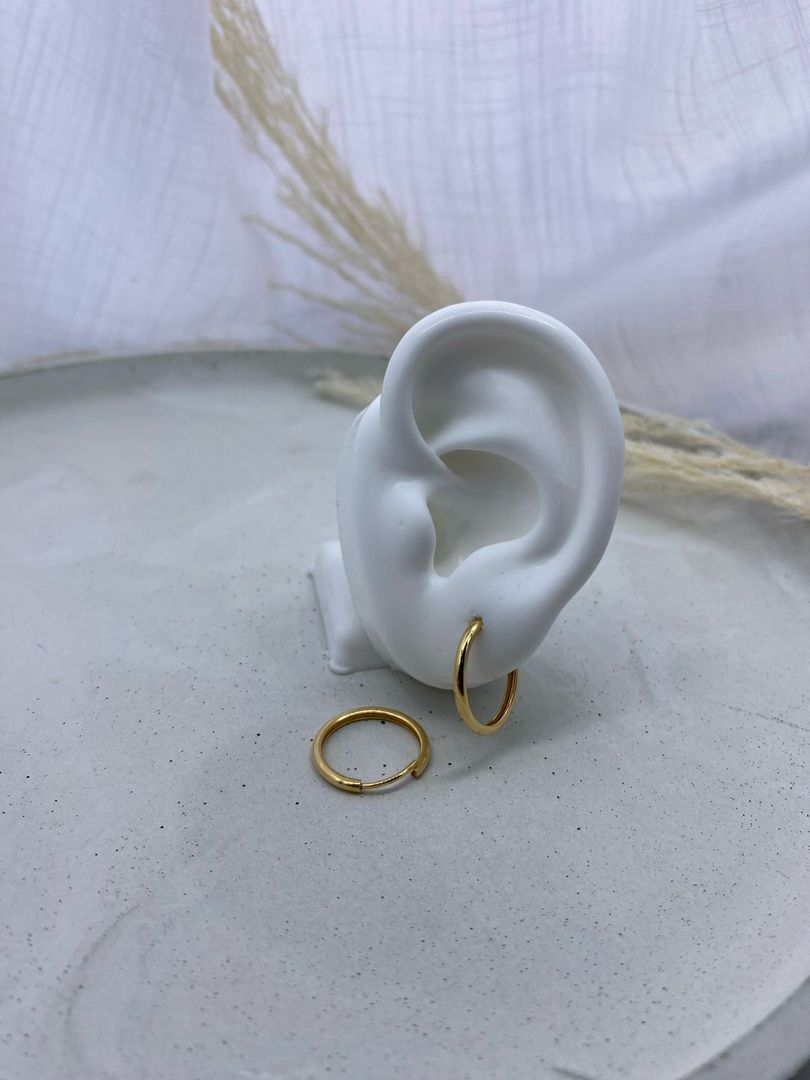 Candonga mediana, oro laminado 
