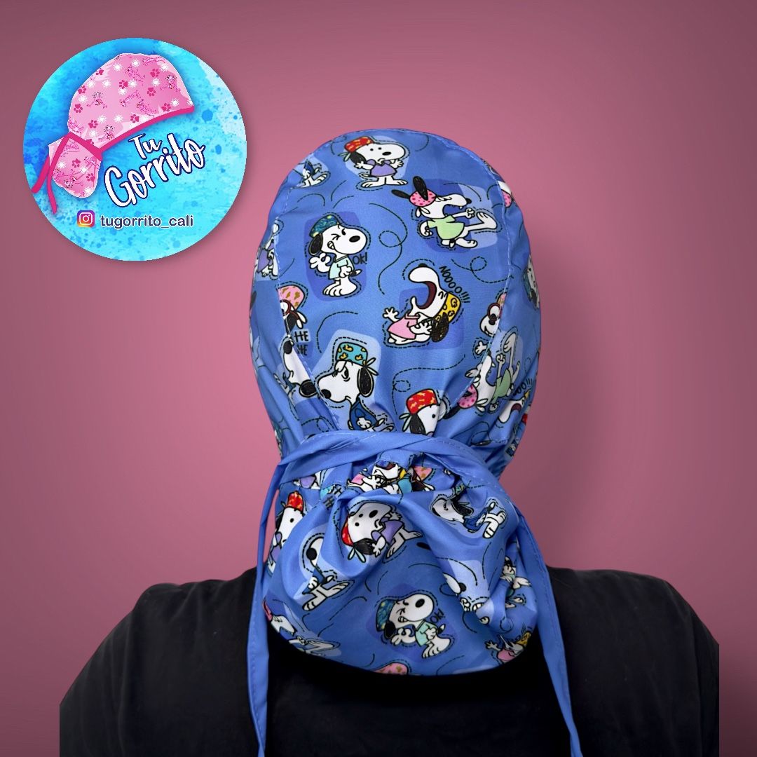 Snoopy gorritos fondo azul 