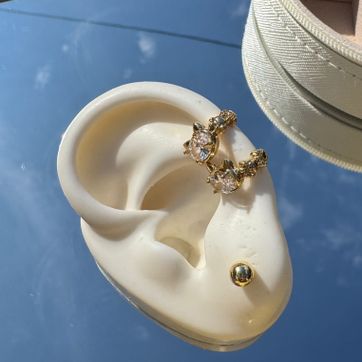 Ear cuff rodio  - imagen 1