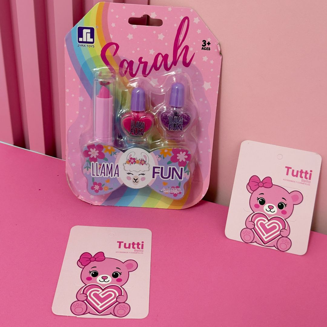 KIT DE ESMALTES/  MAQUILLAJE INFANTIL 