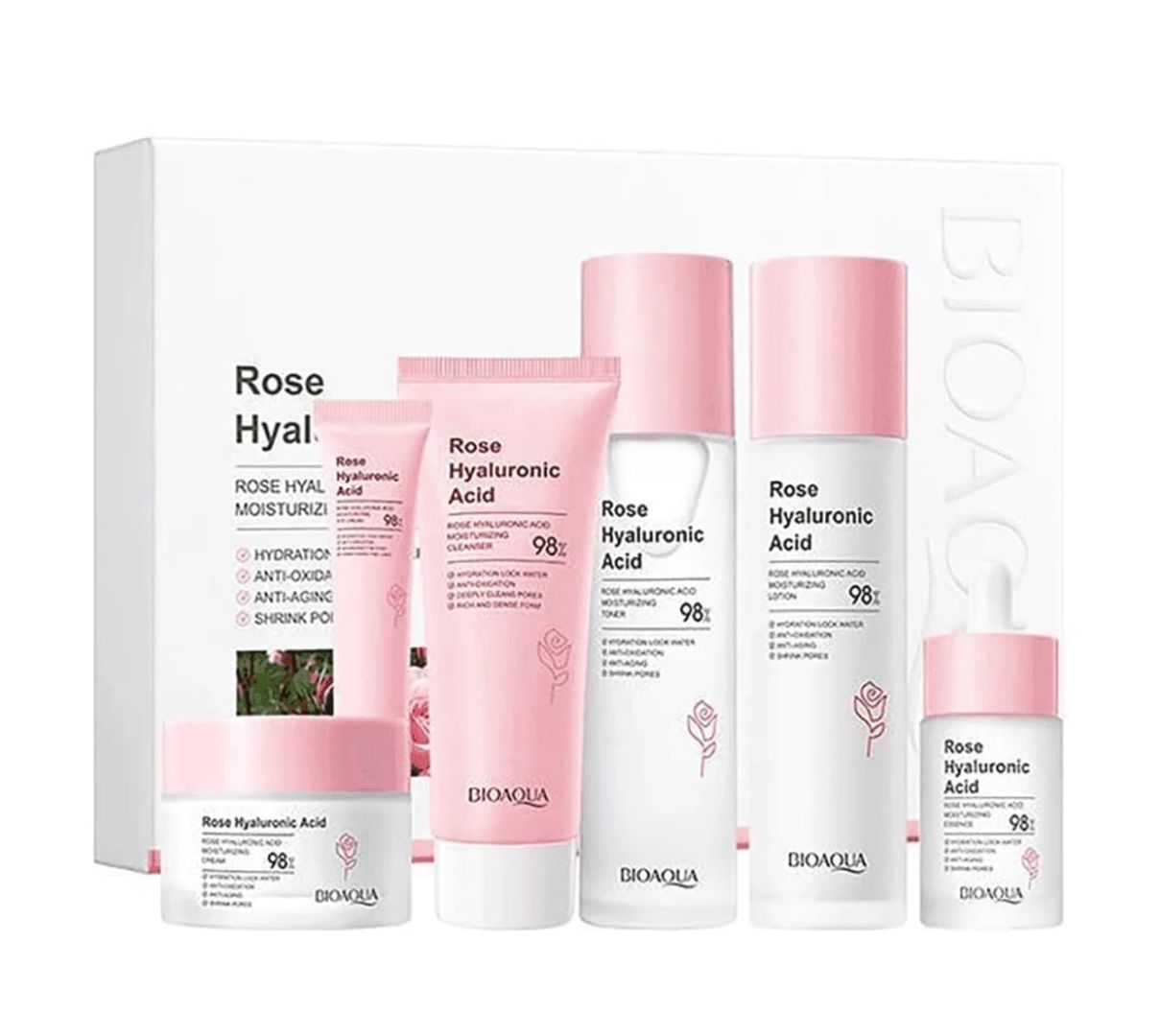 376- KIT DE ROSAS Y ACIDO HIALURONICO BIAOAQUA