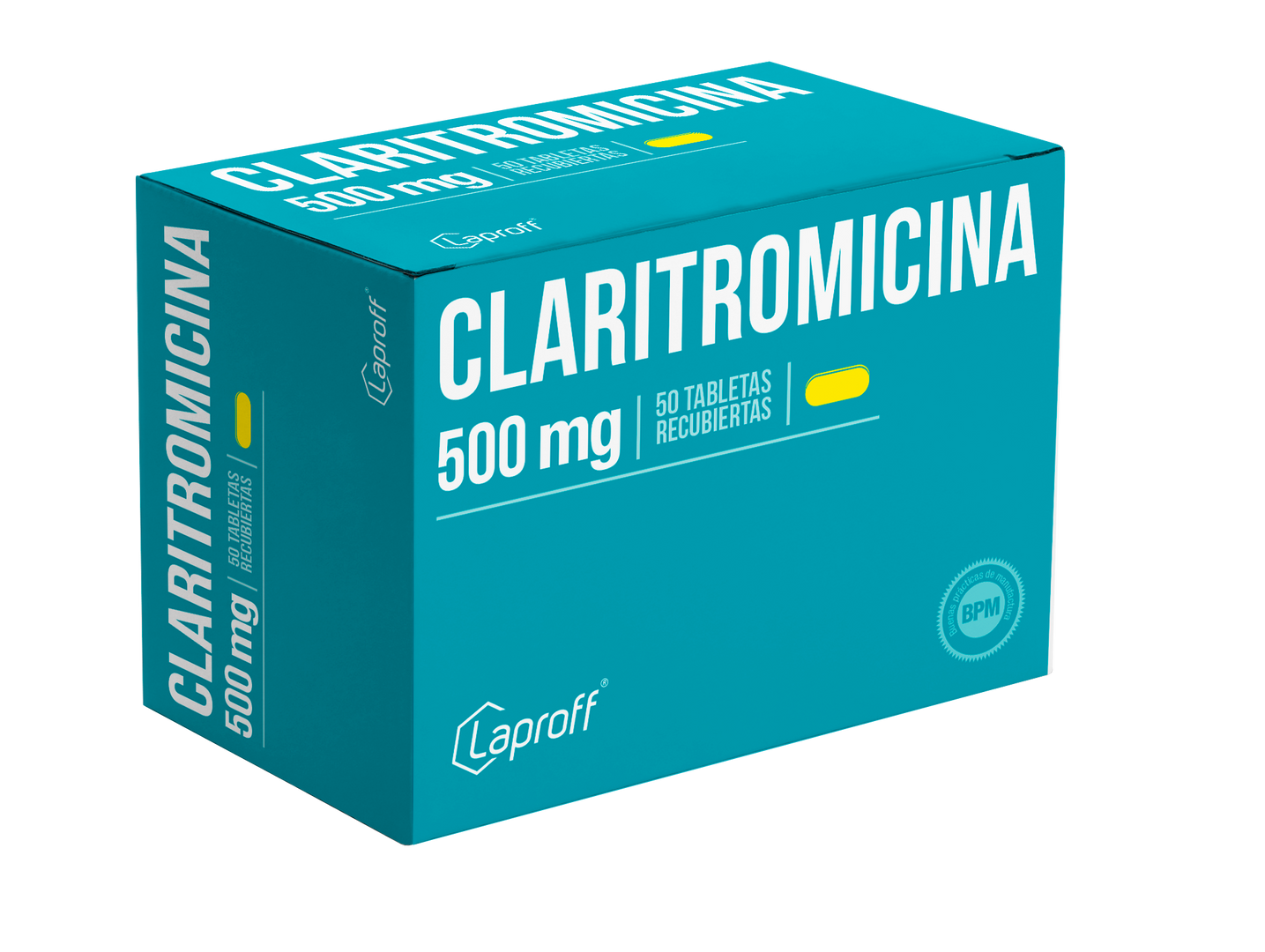 CLARITROMICINA 500MG LAPROFF SOB X 10 TAB