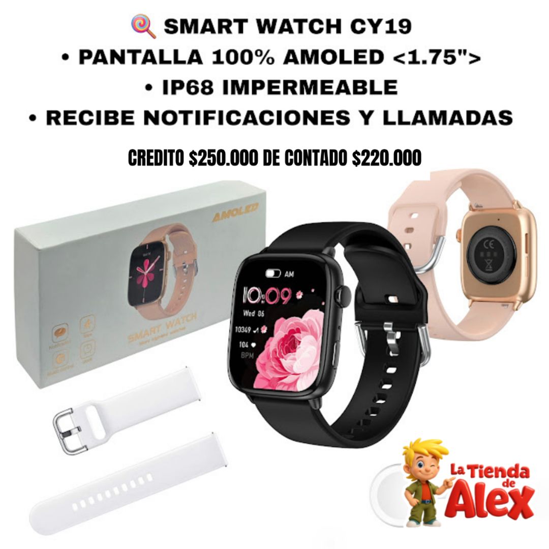 Smart Watch CY19 (Cuadrado)