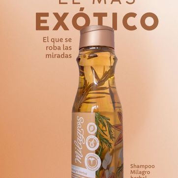 Shampoo Milagro Herbal (con romero y jengibre) - imagen 1