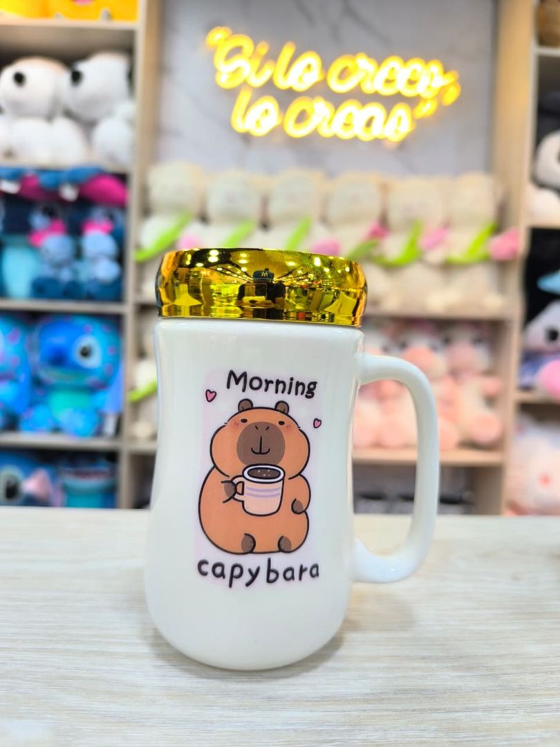 MUG TAPA ESPEJO CAPIBARA