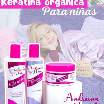Brillo de Seda kit keratina para niñas “Andreina Hair” - imagen 4