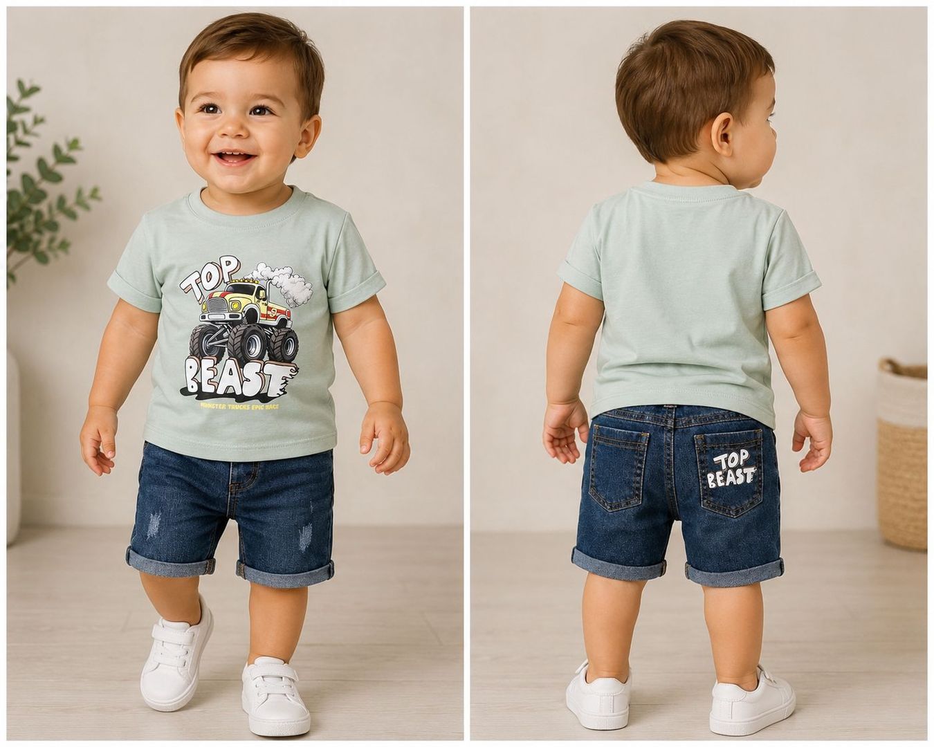 Conjunto bermuda bebito