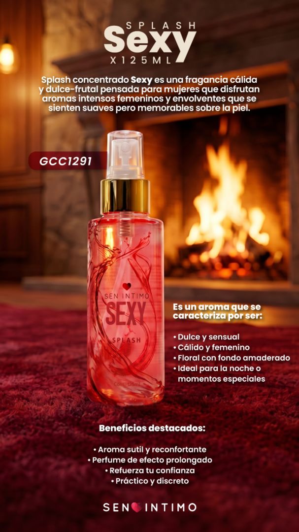 Sexy Splash Con Pheromonas X 125 Ml