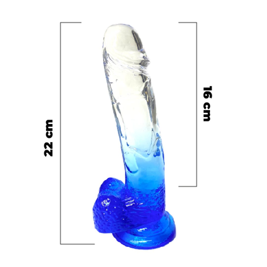 DILDO REALISTIC TRASLUCIDO Ref: X01 