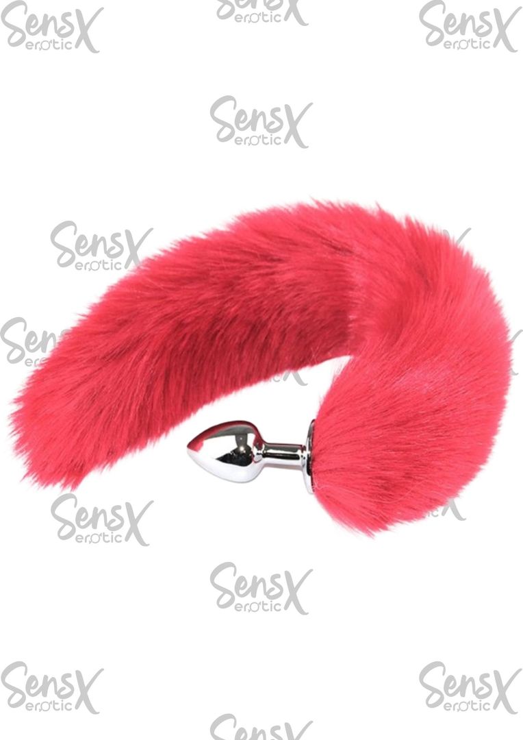 Enchufe anal de cola de zorro