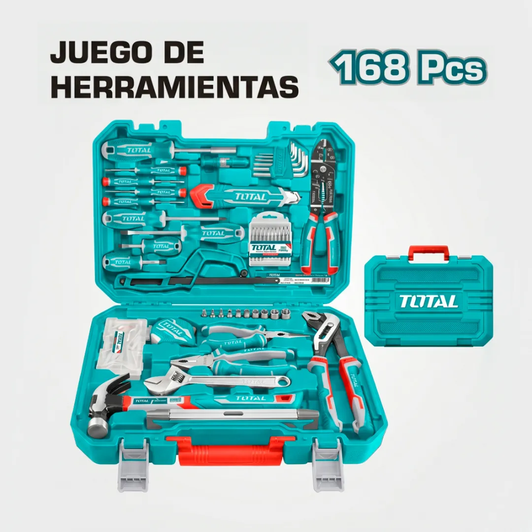JUEGO DE HERRAMIENTAS DE 168 PIEZAS