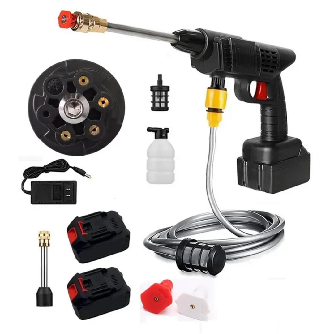 HIDROLAVADORA 2 BATERIAS 48V + BOQUILLA 6 CHORROS