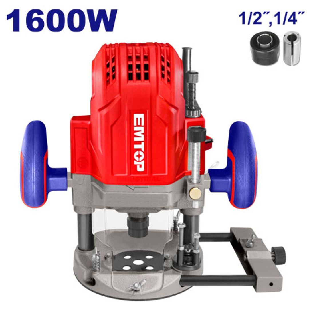 EMTOP RUTEADORA1/4"; 1/2" 1600W/120V