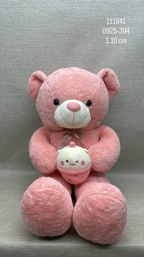 OSO PATAS LARGAS CON VASO 1.10 CM