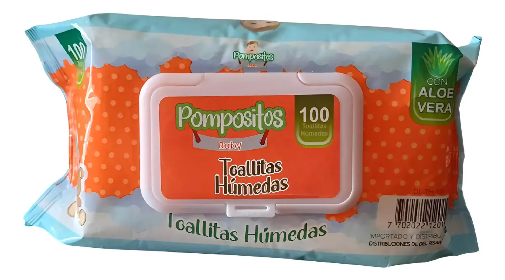 Toallitas Humedas Pompositos Baby X 100