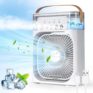 VENTILADOR CON HUMIDIFICADOR PORTATIL AIR COOLER FAN  - imagen 1