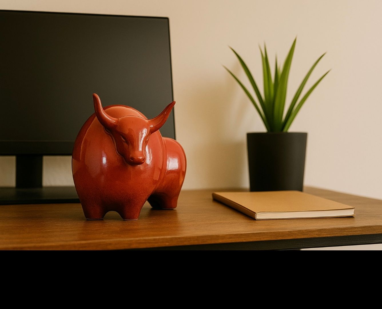 Toro decorativo cerámica 