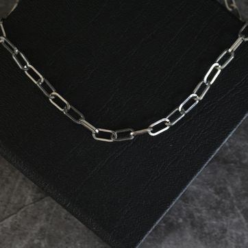 Cadena forzada 5 mm- Silver - imagen 1