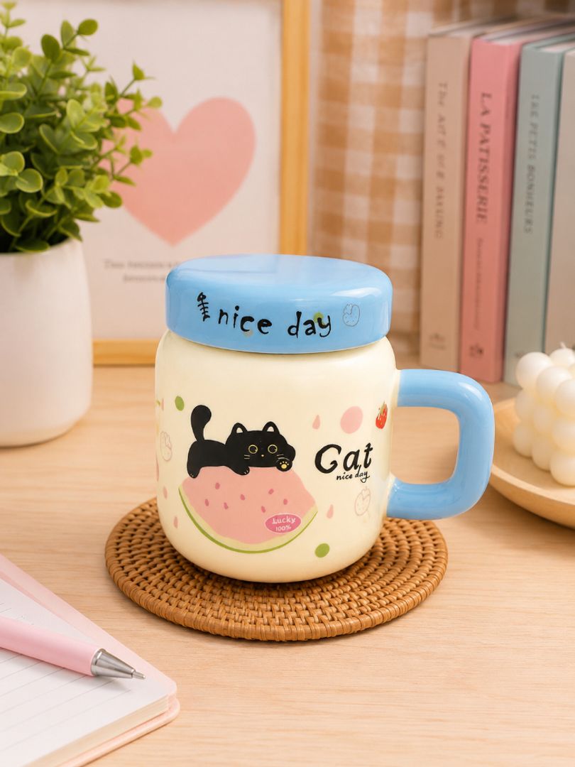 Mug cerámico gatito 