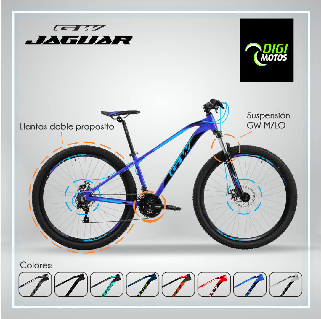 JAGUAR 7 VELOCIDADES FRENO MECANICO