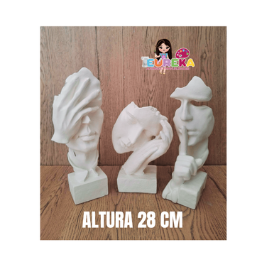 Imagen del producto JUEGO DE CARAS SILENCIO X3 ESTILO