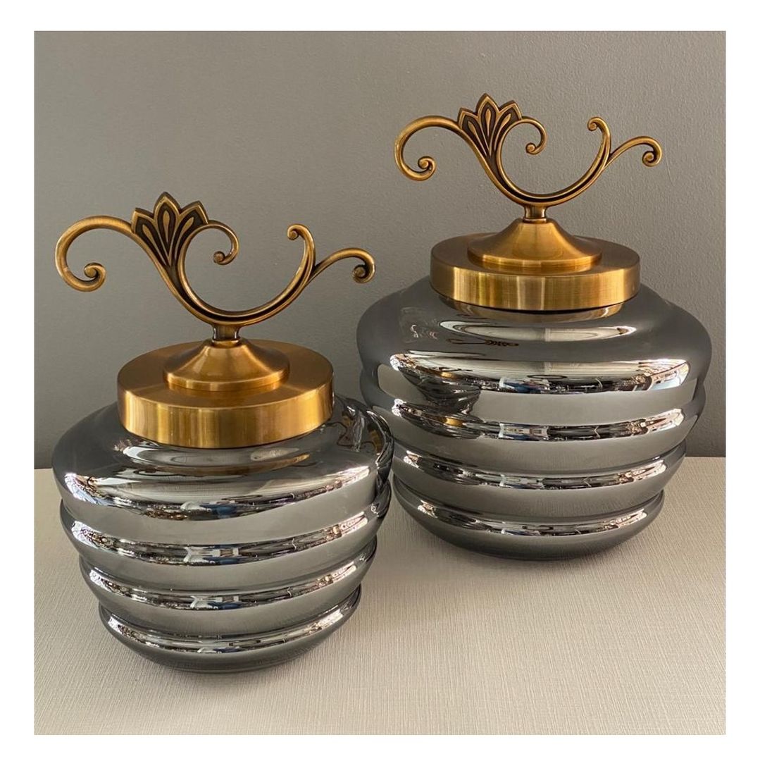 Floreros Anforas de Cristal