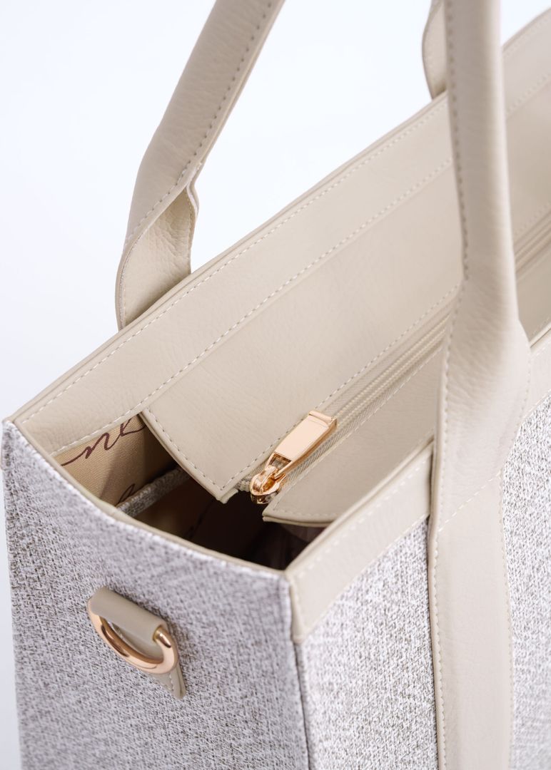 Cartera Shopper Viena Gris