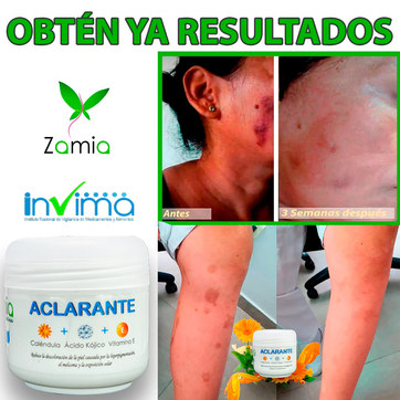 Crema Aclarante Facial y Corporal Zamia - imagen 2