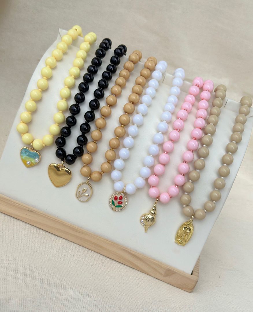 Collar ábaco con dije 