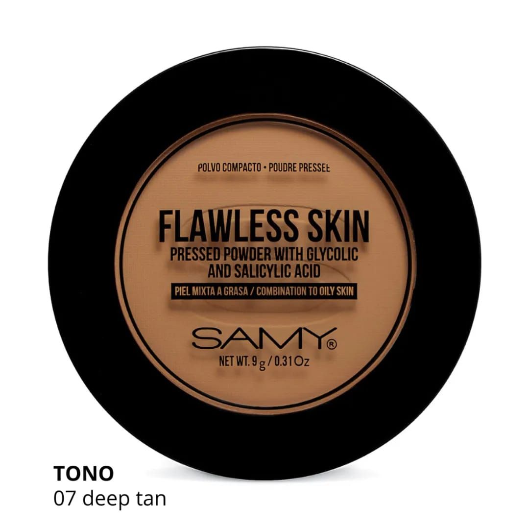 POLVO COMPACTO PIEL MIXTA A GRASA SAMY