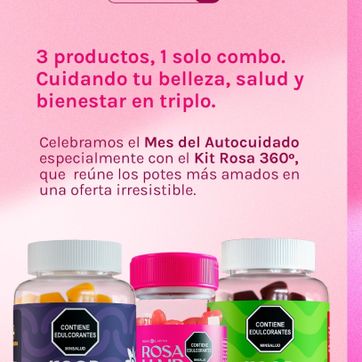 Kit Gomitas Rosa latinas - imagen 3