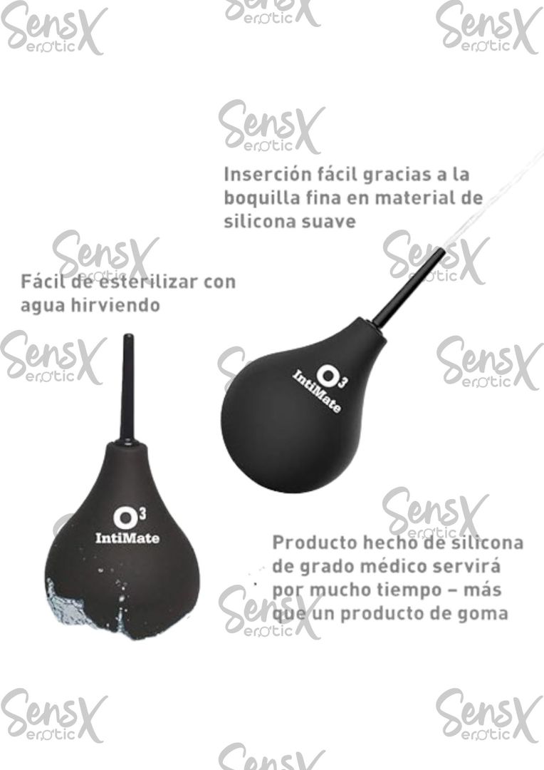 Pera Lavativa 225 ml - Enema Bulbo De Silicona Medica – Con 2 Canulas y Bolsa De Transporte