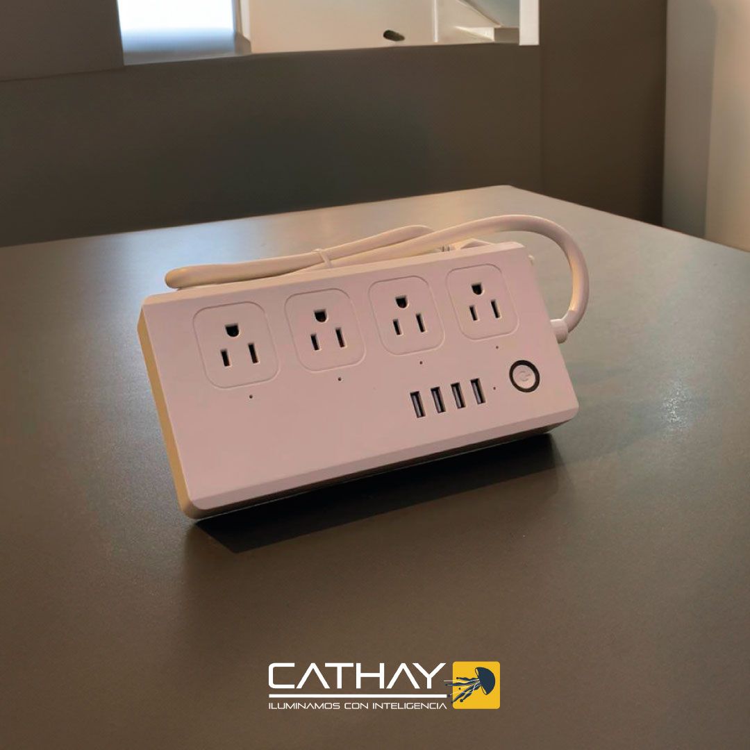 REGLETA INTELIGENTE WIFI 4 TOMAS 5 PUERTOS USB 