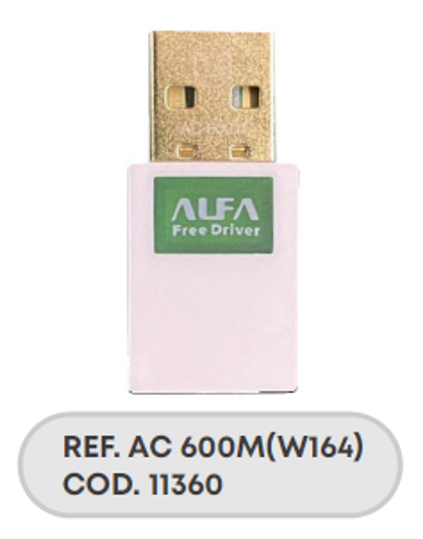 ADAPTADOR WIFI AC DUAL BAND 600M