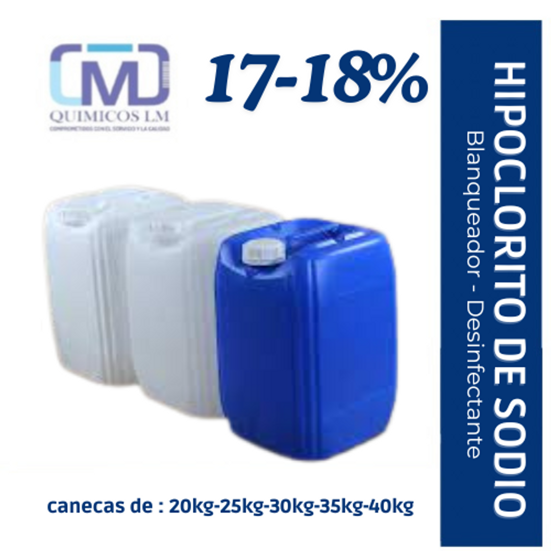 HIPOCLORITO DE SODIO 17%( envase devolutivo ) 