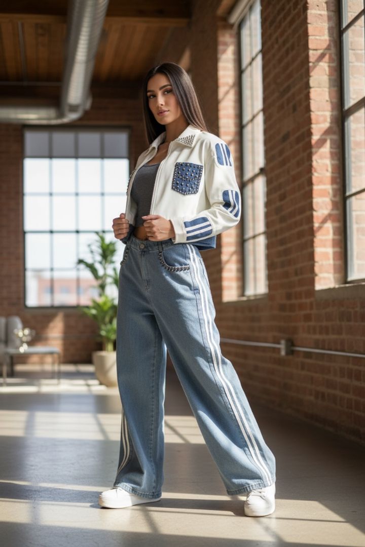 CONJUNTO TIPO ADIDAS WHT