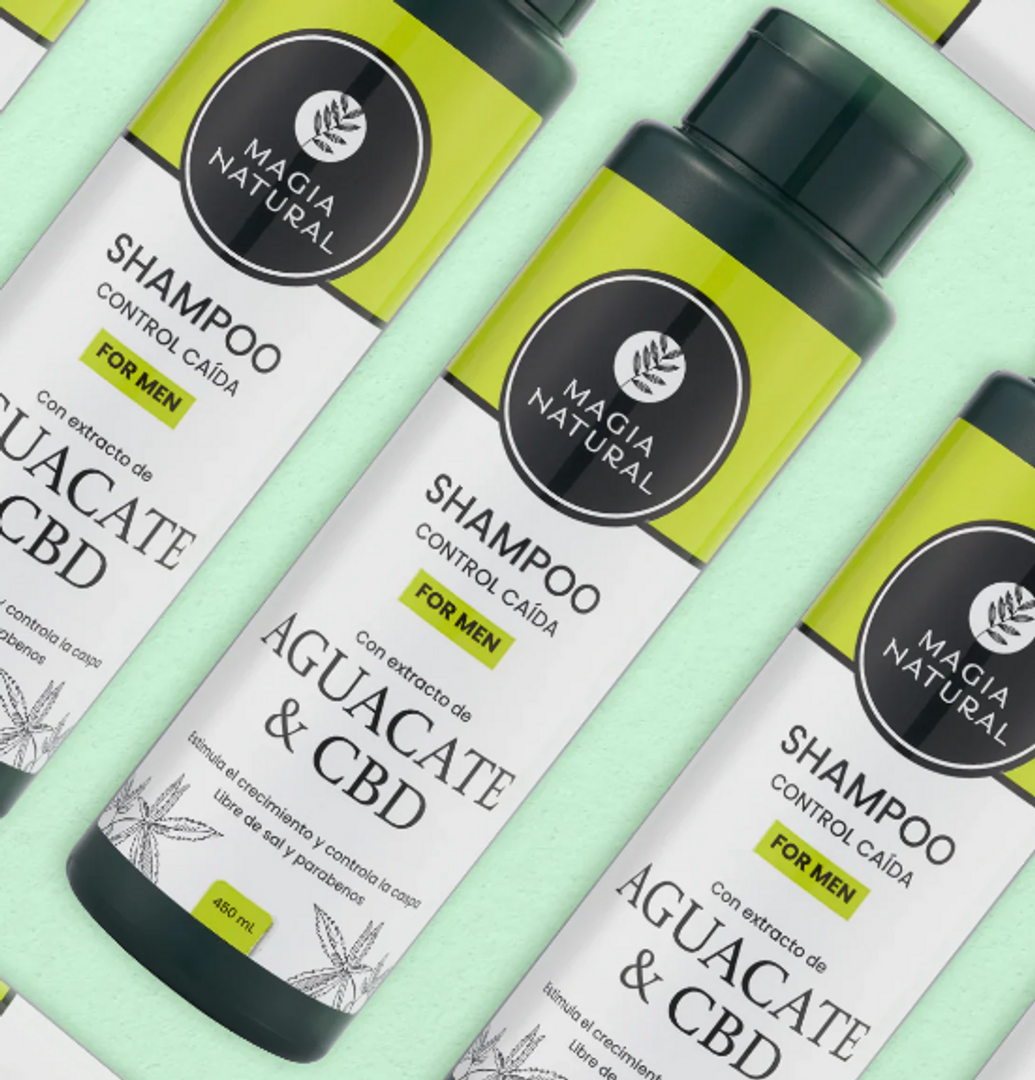 SHAMPOO DE AGUACATE Y CBD 450ml