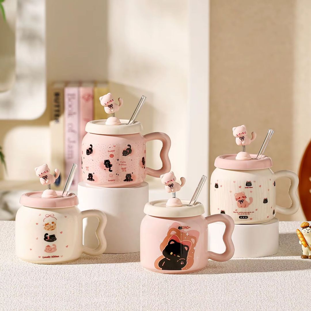 Mug gatito coquette 