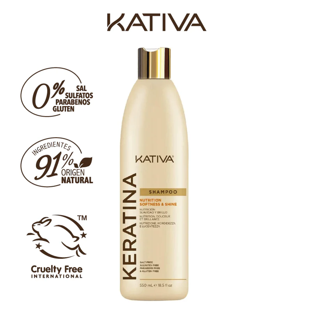 SHAMPOO KERATINA 500ML KATIVA