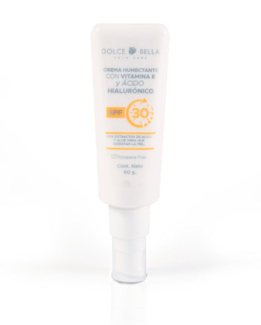 Crema humectante con filtro solar SPF 30
