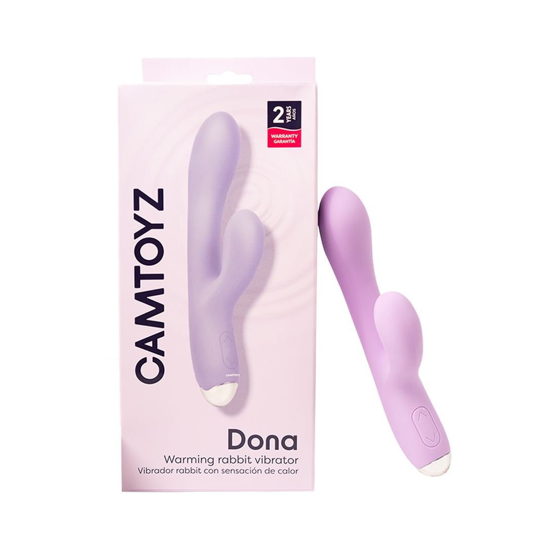 VIBRADOR CON ESTIMULADOR DONA