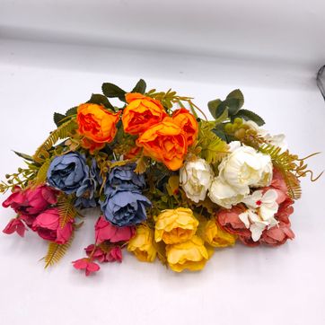 RAMO PEONIA ENVEJECIDO  TG682 - imagen 1